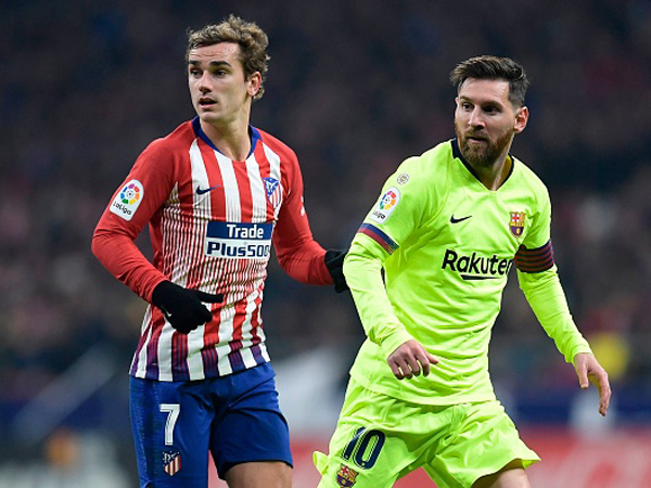 גריזמן עם מסי. חדר ההלבשה יטרפד את ההגעה? (Getty)