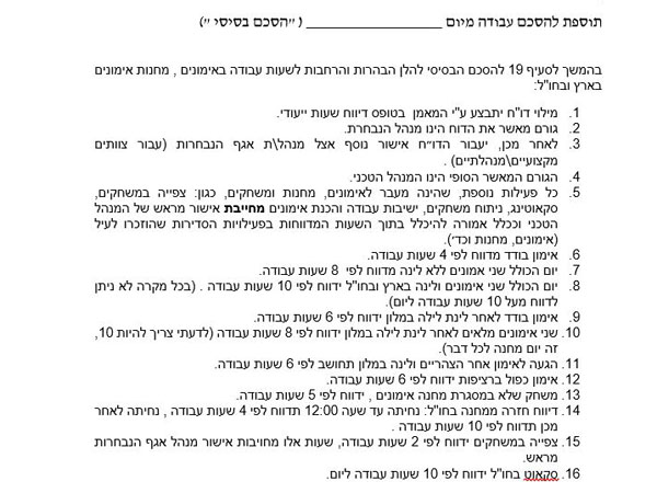 המסמך שהעביר רוטנשטיינר