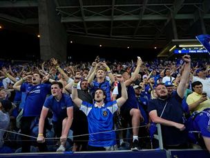 הקהל בפורטו עשה שמח (getty)