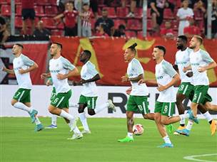 מכבי חיפה עלתה הערב כשהיא מקווה לניצחון (האתר הרשמי של מכבי חיפה)