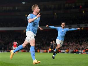 אבל טעות בהגנה הובילה לשער של דה בריינה (GETTY)