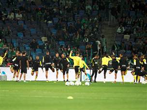 למשחק הגדול של רבע הגמר (צילום: אלן שיבר)