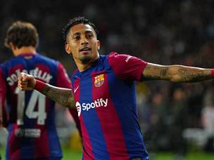 ראפיניה הכריע, ברצלונה השיגה 3 נקודות יקרות (GETTY)