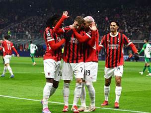 כבר בדקה הראשונה מילאן חגגה שער ראשון (getty)