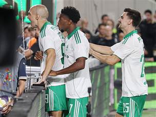 ויובאנוביץ` נתן לה אותו בתוספת הזמן (צילום: אלן שיבר)