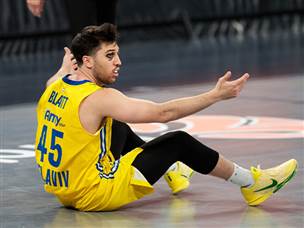 פליי אאוט: מכבי ת"א הפסידה לבאסקוניה