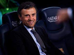 לואיס אנריקה יכול לחייך (getty)