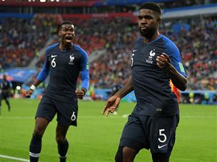 הראש של אומטיטי נגח את צרפת לגמר (getty)