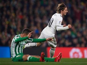 מודריץ' חוגג את השער הראשון (getty, Aitor Alcalde)