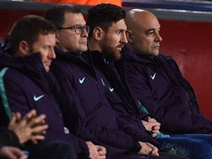 החיסרון של מסי, שפתח על הספסל, בלט ( Alex Caparros, Getty)