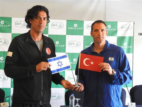 שני הקפטנים (צילום: לידור גולדברג, איגוד הטניס)