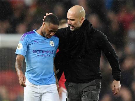 סטרלינג עם פפ. הצליח לשדרג את החלוץ (Getty)