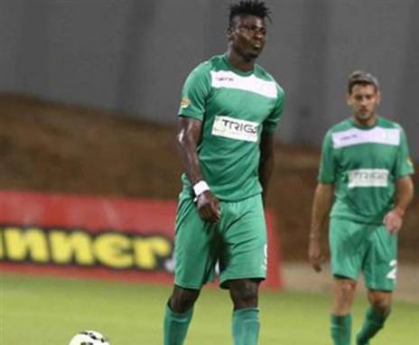 קהינדה במדי הפועל כפר סבא. (אלן שיבר)