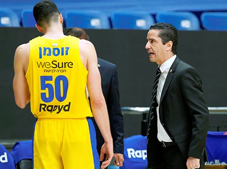 זוסמן עם ספרופולוס, מעט מאוד דקות לישראלים ביורוליג (אלן שיבר)