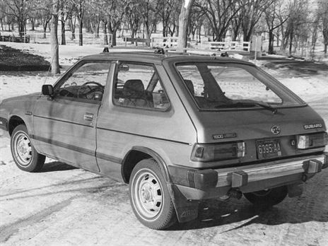 סובארו 1600 ה'צבק הנעה כפולה מ-1980 (צילום: Getty)