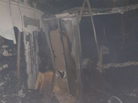 טרם ידוע מי הגורם (צילום: דוברות כיבוי והצלה)