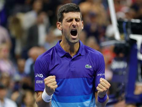 נובאק ג'וקוביץ'. הסרבי מסתבך (GETTY)