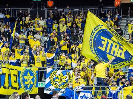 גם עם הקהל שהגיע. מכבי ממשיכה להתקשות בחוץ (עמוד האינסטגרם של מכבי)