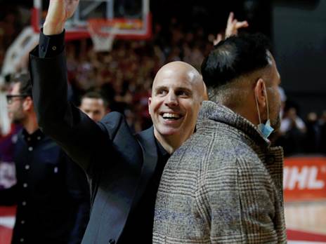 דני פרנקו. מנצח את מכבי ת"א בפעם השנייה העונה (אלן שיבר)