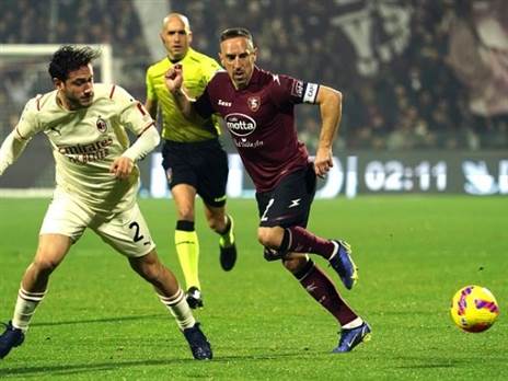 פרנק ריברי נגד מילאן. חתיכת משחק (Getty)