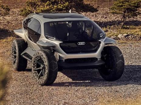 מקור ההשראה. רכב ה-4X4 העתידני של אאודי, טרייל קוואטרו