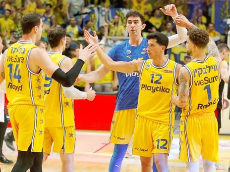 מכבי תל אביב תקווה לחגוג גם מחר (אלן שיבר)