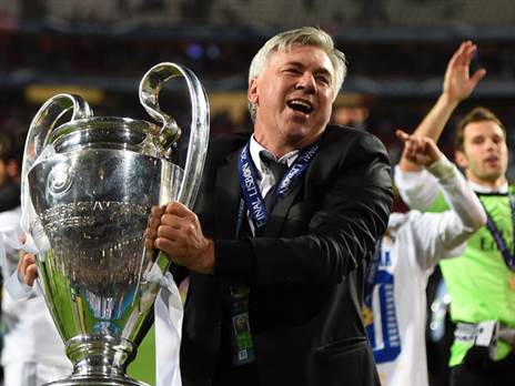 אנצ'לוטי. הפעם זה יותר רגוע (Getty)