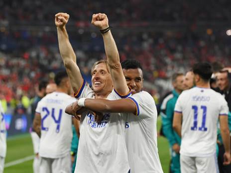 מודריץ' ורודריגו אחרי הניצחון (Getty)