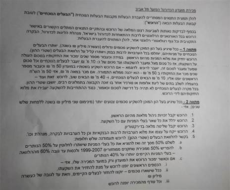 מתווה המכירה, לטענת אוהדי הפועל ת"א