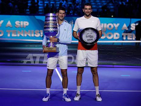 ג'וקוביץ' וצ'יליץ'. משחק גדול שנערך בישראל (מרקו)