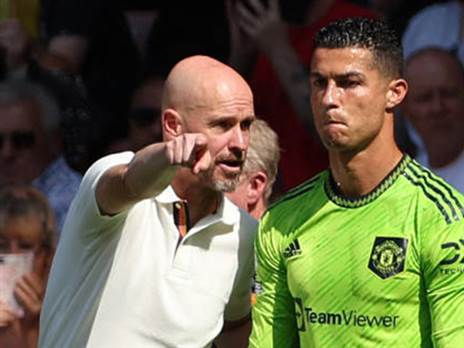 משהו בעבע כבר מסוף השנה שעברה. רונאלדו וטן האח (GETTY, ADRIAN DENNIS)