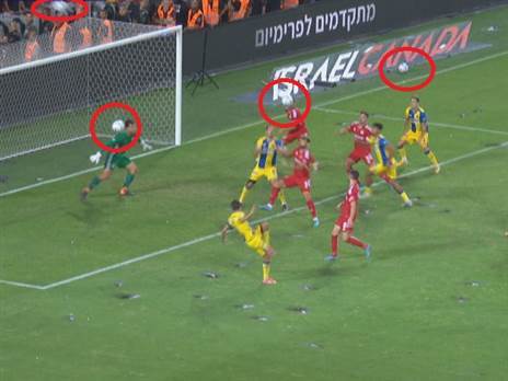 הפועל ת"א תפסה מישהו מזורקי הכדורים בדרבי?