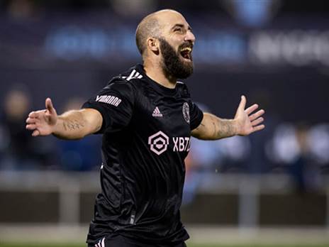 פרש באינטר מיאמי. היגוואין (Getty)