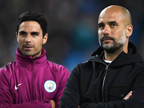 ארטטה ופפ. לא חגג נגד ארסנל (Gareth Copley/Getty Images)