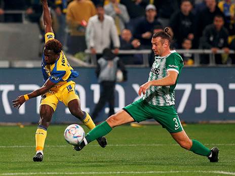 מכבי חיפה מתקשה מול מכבי ת"א בפלייאוף (אלן שיבר)