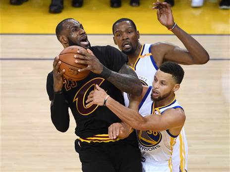 לברון, סטף ודוראנט צפויים לשחק לראשונה ביחד (Getty)