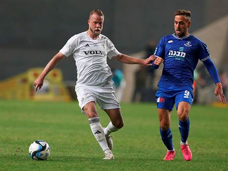 סונדגרן, בספק למשחק מול הפועל ירושלים (אלן שיבר)