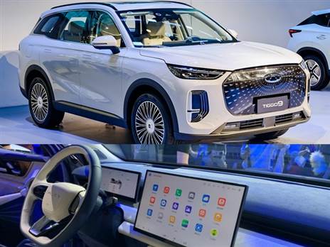 צ'רי טיגו 9 PHEV - גדול משמעותית מה-8 פרו