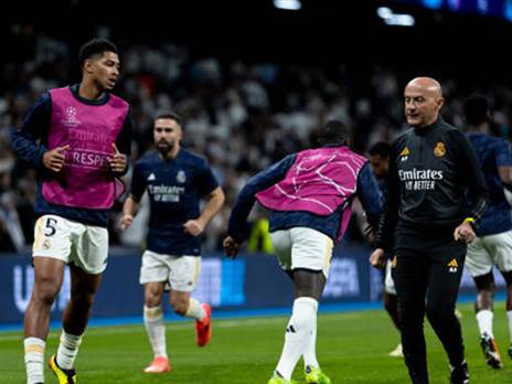 “אוהב להרוג אותנו, אבל אני אוהב אותו“. בלינגהאם ופינטוס (GETTY)