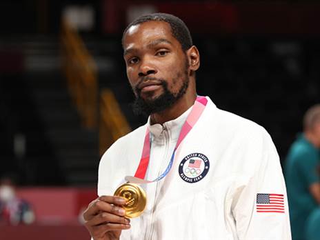 דוראנט, ישיג מדליית זהב רביעית? (GETTY)