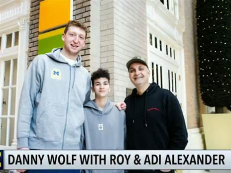 המפגש בין וולף למשפחת אלכסנדר