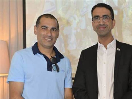 רם ומנכ"ל בית הנשיא, אייל שוויקי (צילום: אלכס גולדשטיין)