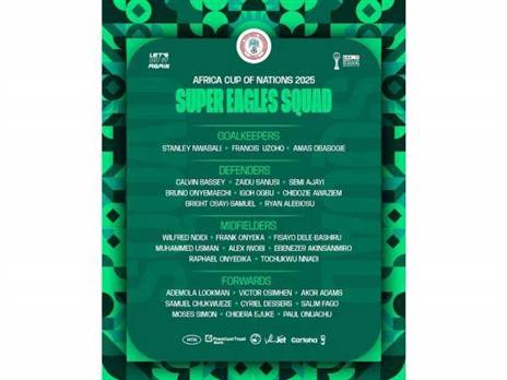 הסגל המלא של נבחרת ניגריה