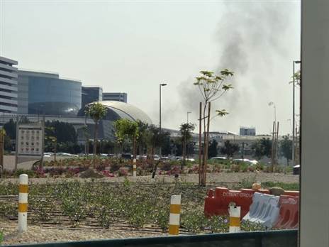 עשן מיתמר במפרץ