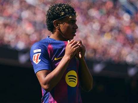 לאמין ימאל. פליק לא מתרגש, בספרד כן (GETTY)