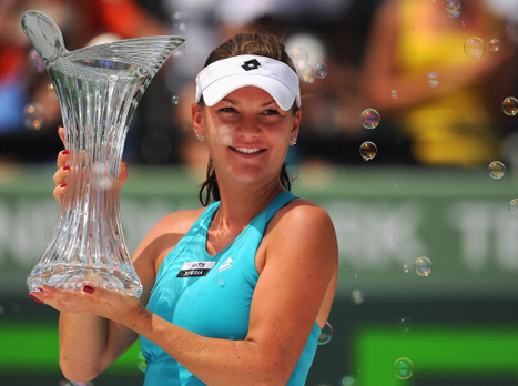 שבוע נהדר בפלורידה. אגנישקה רדוואנסקה (gettyimages)