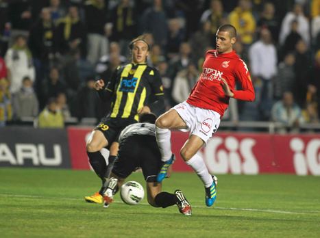 פיליאבסקי מול אקסברד במפגש הקודם (אלן שיבר)