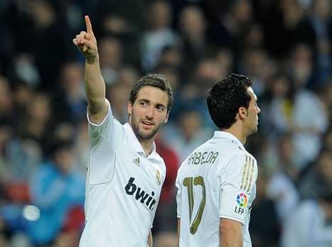 היגוואין, יעזוב את מדריד? (gettyimages). צפו בביצועים שלו העונה באלופות