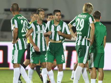 סוף סוף יצליחו לנצח? שחקני חיפה (יוסי שקל)