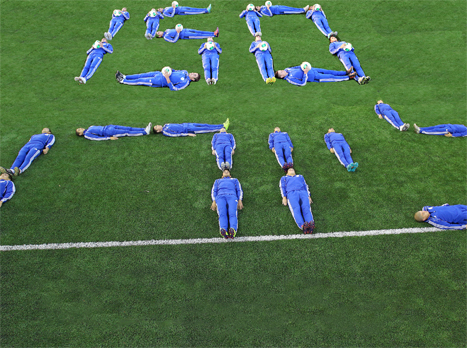 שחקני נבחרת נערים ב' סופרים לאחור (עודד קרני)